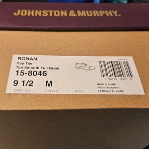 Tan Leather Ronan Cap Stone Men's Dress Shoes